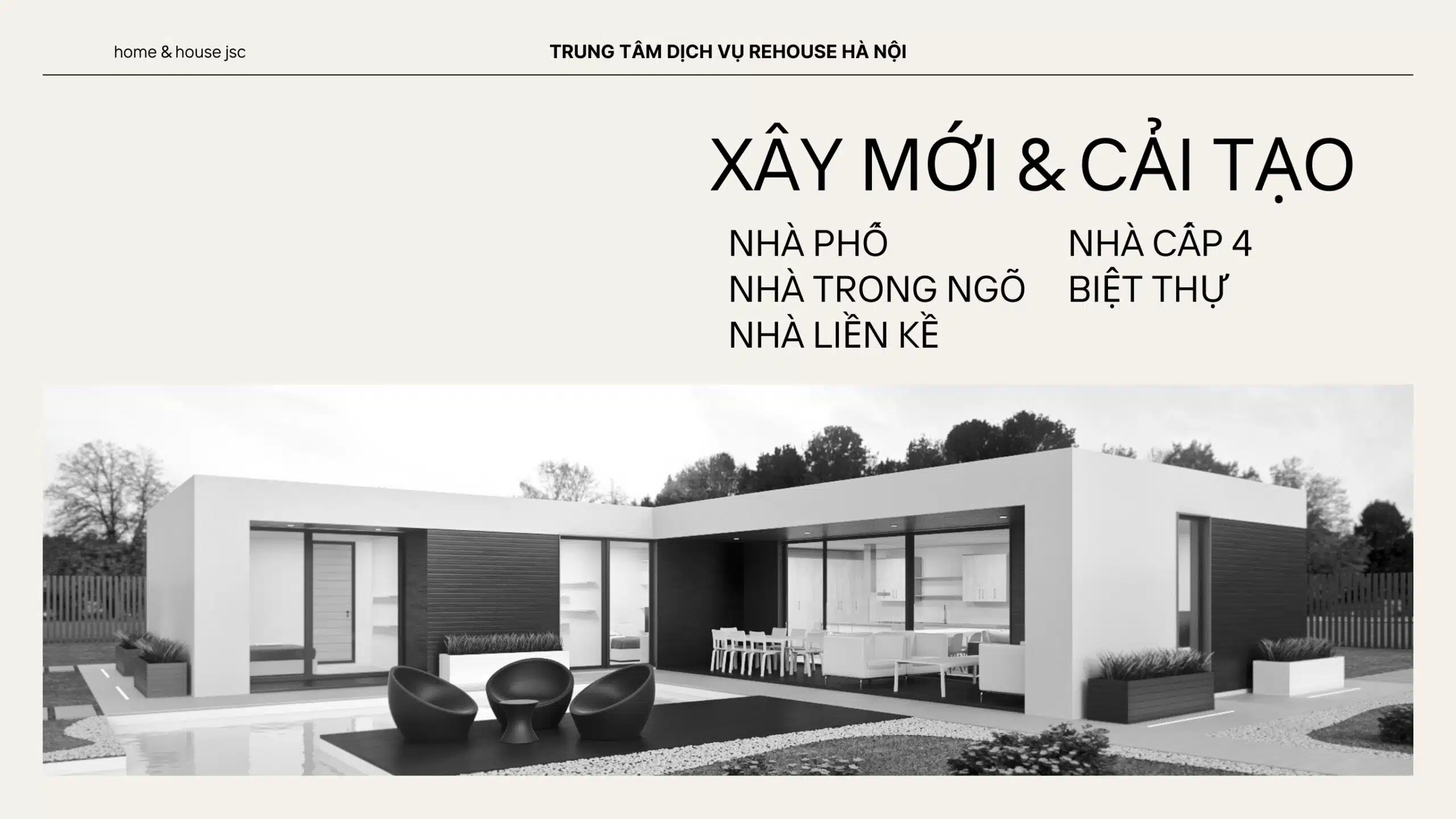 Cải tạo nâng tầng nhà phố