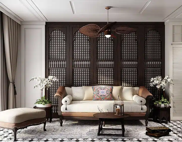Không gian phong cách Đông Dương Indochine
