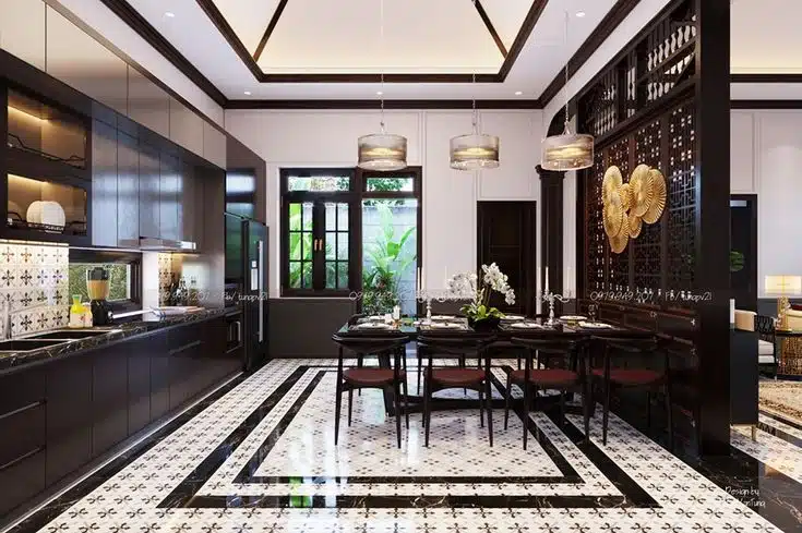 Không gian phong cách Đông Dương Indochine