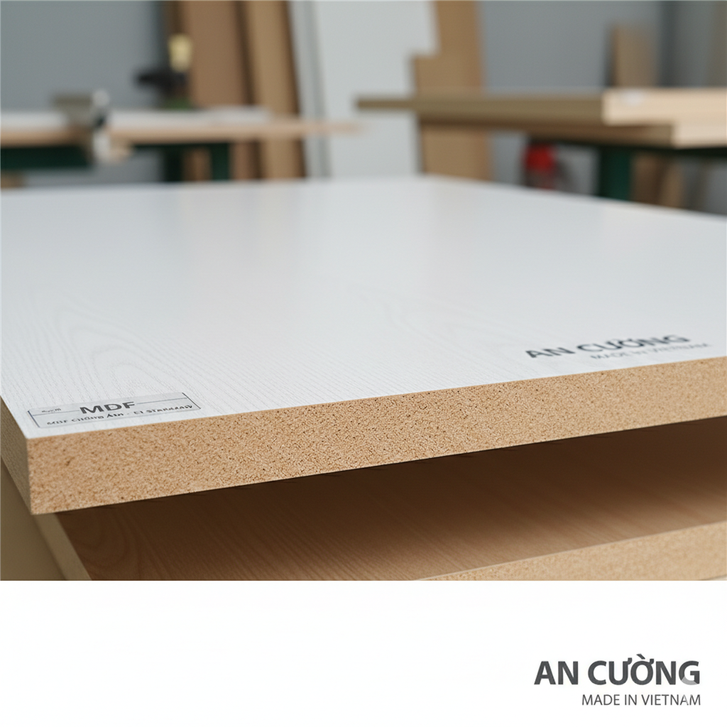 Mẫu gỗ Melamine An Cường dùng cho nội thất hiện đại