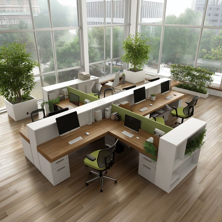 Thi công bàn làm việc và hệ tủ kệ cho văn phòng