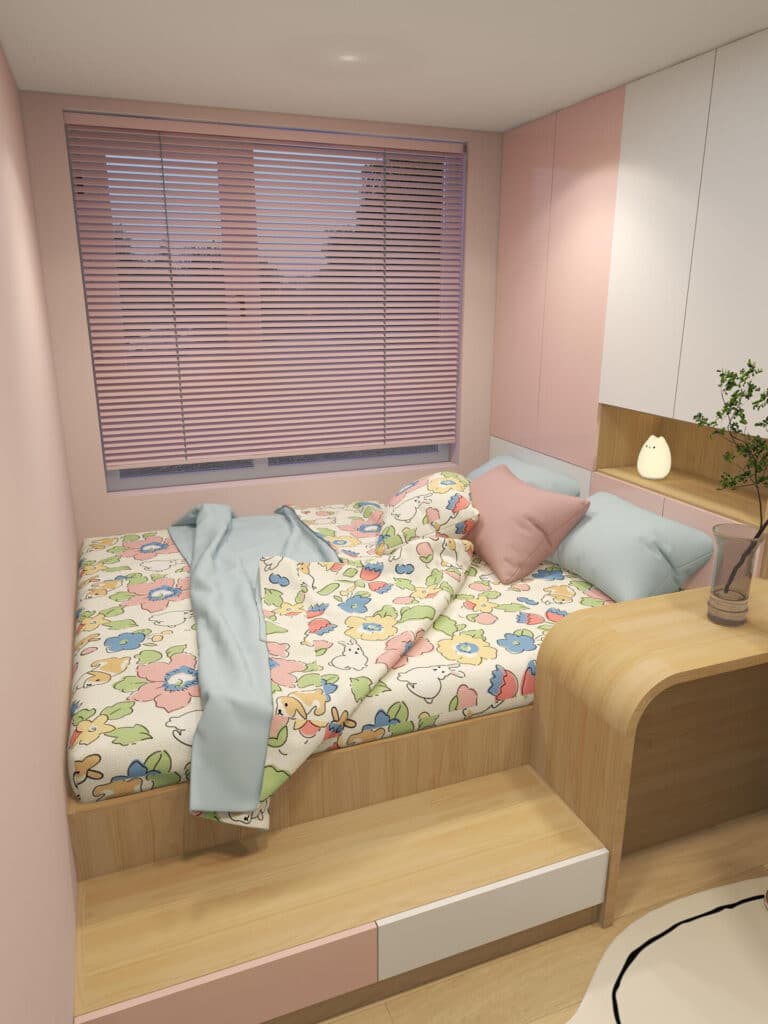 Mẫu phòng ngủ trẻ em giường tầng, hoàn thiện bởi Rehouse