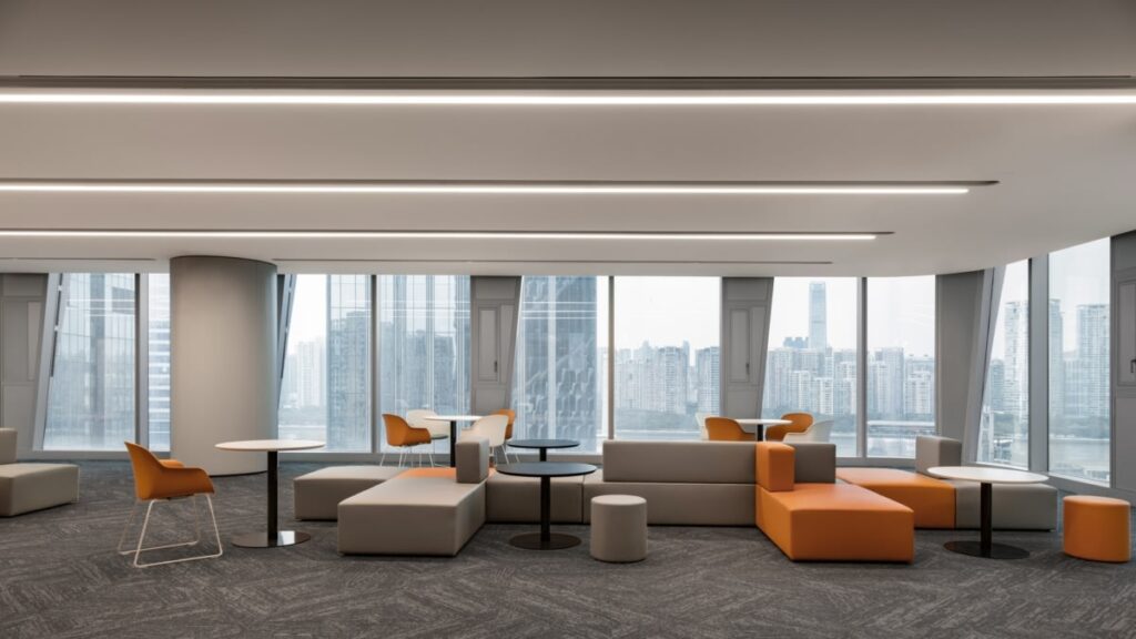 breakout space không gian thư giãn và làm việc văn phòng hiện đại Rehouse