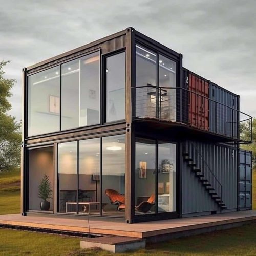 Thiết kế & Thi công Nhà Lắp Ghép – Nhà Container hiện đại | Rehouse Hà Nội Nhà container làm nhà kho tiện lợi – 45