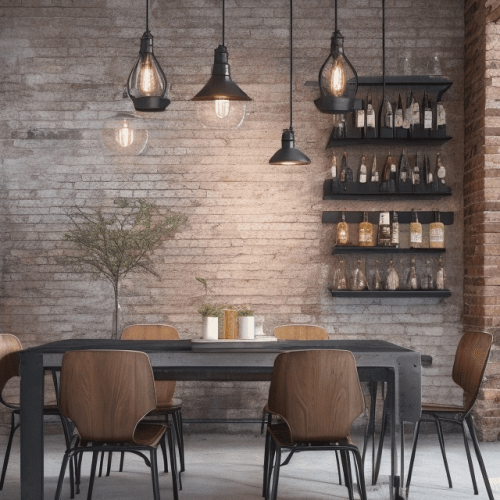 Thiết kế & Thi công Nội thất phong cách Công nghiệp Industrial | Rehouse Hà Nội Thiết kế phòng khách Industrial màu sắc trung tính